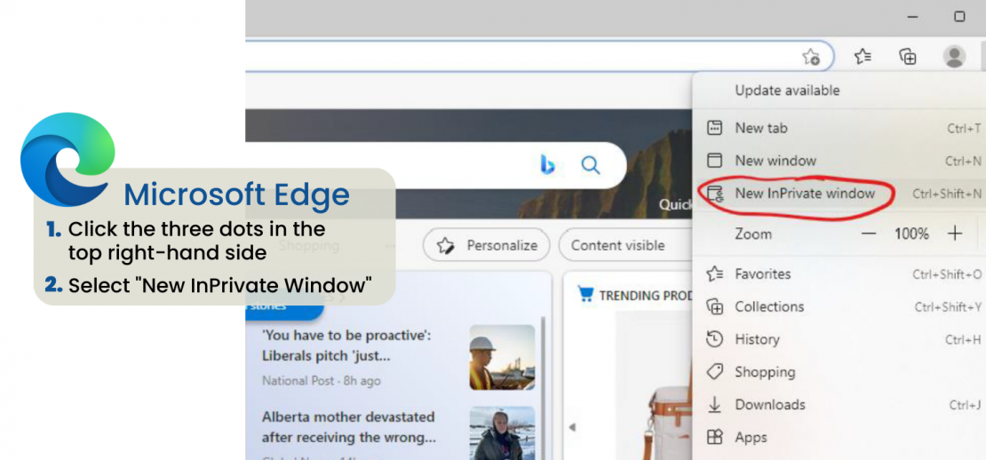 Edge InPrivate