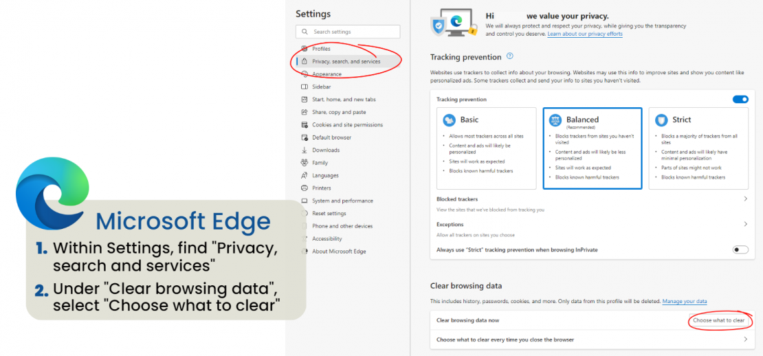 Edge Clear Cache